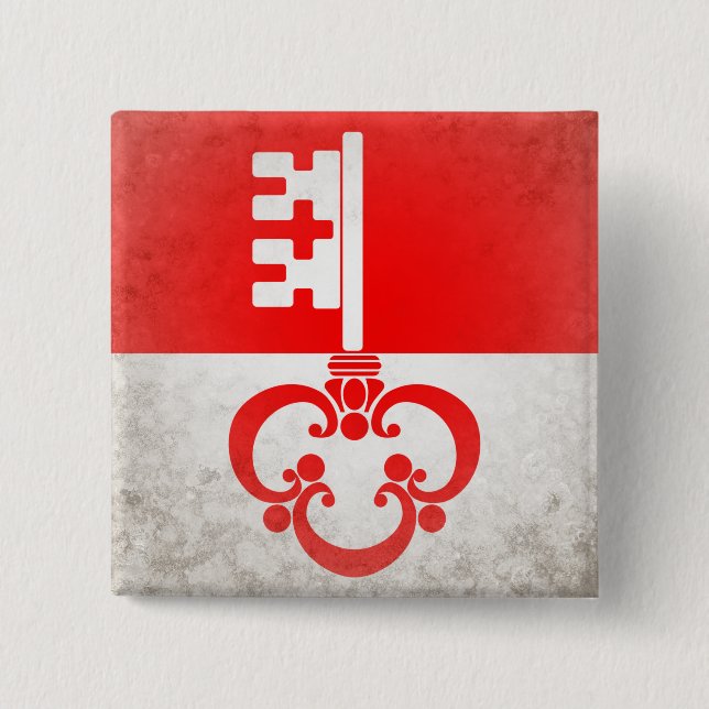 Bóton Quadrado 5.08cm Obwalden (Frente)