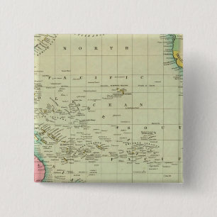 Bóton Quadrado 5.08cm Oceana Ou Oceano Pacífico