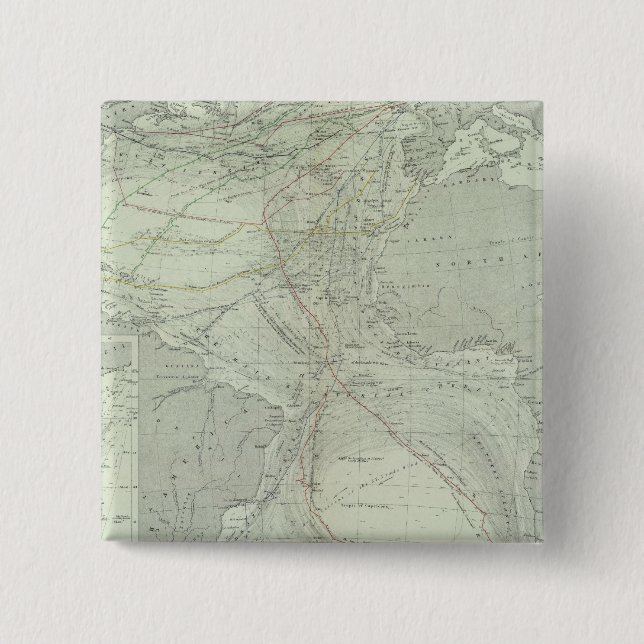 Bóton Quadrado 5.08cm Oceano Atlântico 2 (Frente)