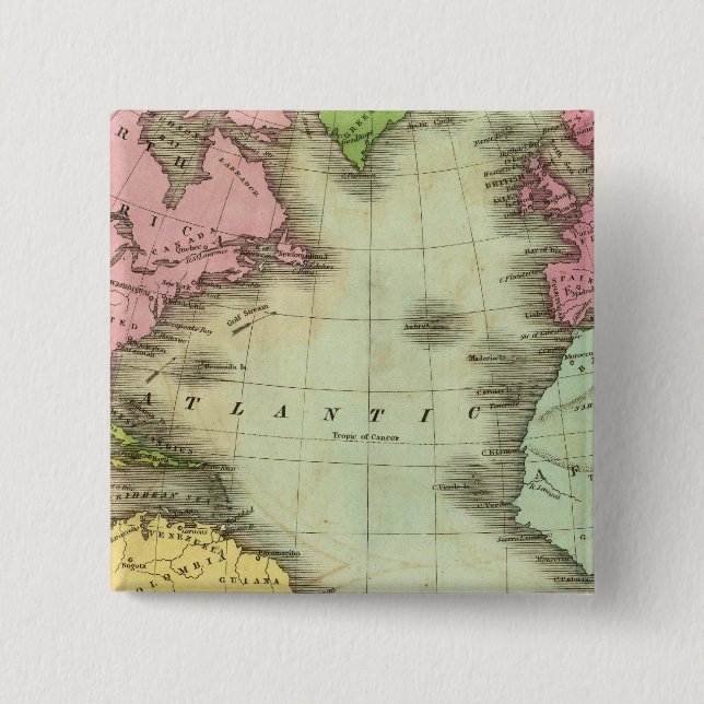 Bóton Quadrado 5.08cm Oceano Atlântico 4 (Frente)