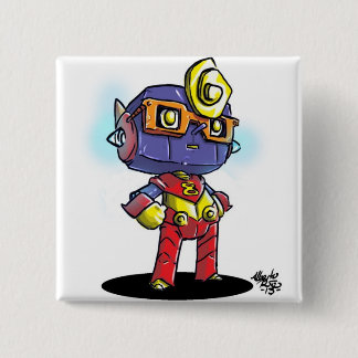 Bóton Quadrado 5.08cm Ocho