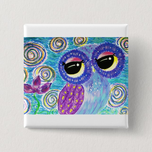 Bóton Quadrado 5.08cm Odisseia ideal (Frente)