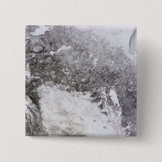 Bóton Quadrado 5.08cm Oeste do Canadá (Frente)