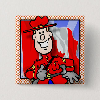 Bóton Quadrado 5.08cm Oh Canadá EH!
