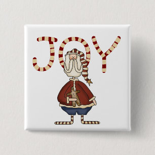 Bóton Quadrado 5.08cm Oh Joy São t-shirts e presentes de Natal