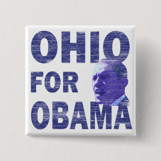 Bóton Quadrado 5.08cm Ohio para o botão quadrado de Obama Pinback