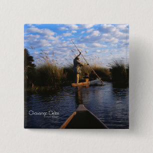 Bóton Quadrado 5.08cm Okavango Delta