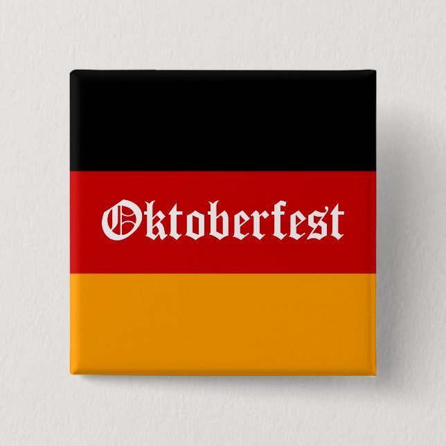 Bóton Quadrado 5.08cm Oktoberfest (Frente)