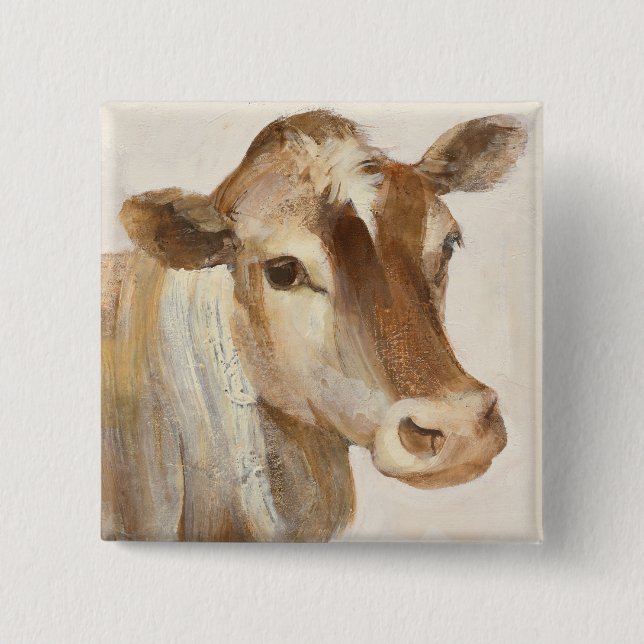 Bóton Quadrado 5.08cm Olhando o luz de I (Frente)