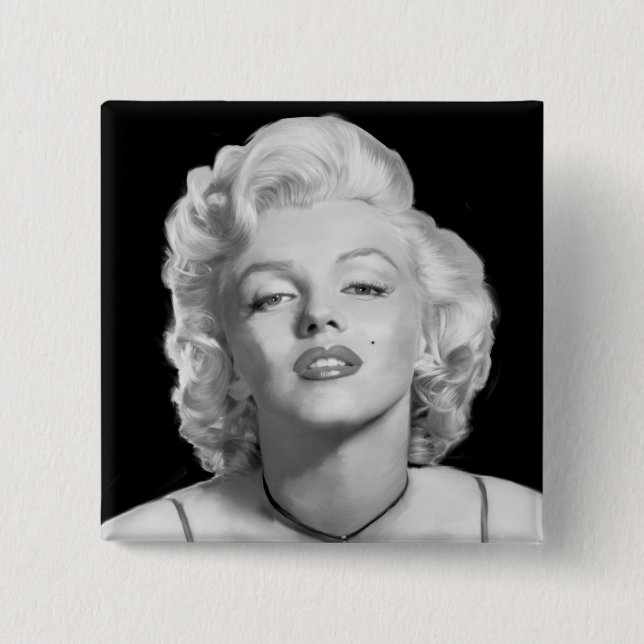 Bóton Quadrado 5.08cm Olhar Para O Amor 2 (Frente)