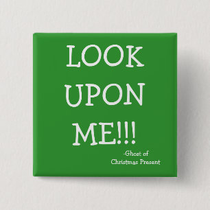 Bóton Quadrado 5.08cm Olhe - a série de Scrooge