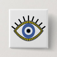 Olhos azuis, boa sorte, proteção contra mau