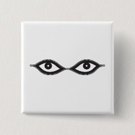 Bóton Quadrado 5.08cm Olhos de Zipper