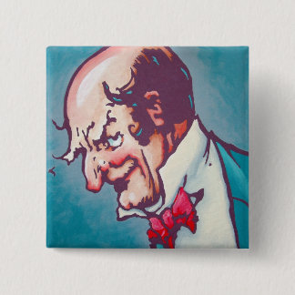 Bóton Quadrado 5.08cm Onça Pinback- o feiticeiro