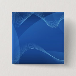 Bóton Quadrado 5.08cm Ondas azuis