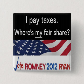 Bóton Quadrado 5.08cm Onde está meu quinhão? Eu pago o botão dos