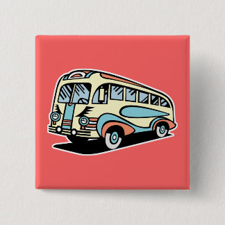 Bóton Quadrado 5.08cm ônibus elétrico