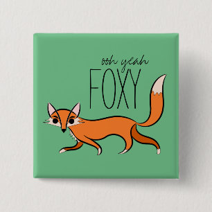 Bóton Quadrado 5.08cm Ooh Sim Foxy