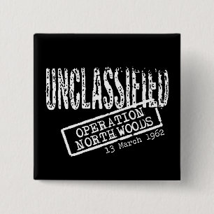 Bóton Quadrado 5.08cm Operação Northwoods