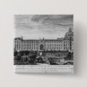 Bóton Quadrado 5.08cm Opinião Hopital Real de La Salpetriere