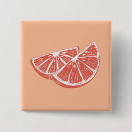 Bóton Quadrado 5.08cm Orange