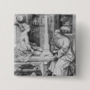 Bóton Quadrado 5.08cm Órgão positivo