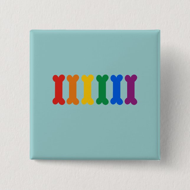 Bóton Quadrado 5.08cm Orgulho do animal de estimação (Frente)