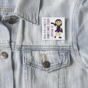 Bóton Quadrado 5.08cm Orgulhoso de ser um Dançarino personalizado Dance 