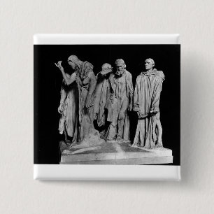 Bóton Quadrado 5.08cm Os Burghers de Calais, 1889