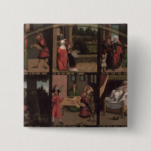 Bóton Quadrado 5.08cm Os dez mandamentos