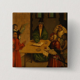 Bóton Quadrado 5.08cm Os dez mandamentos, 1516