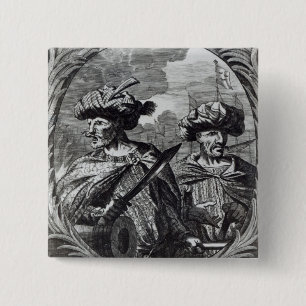 Bóton Quadrado 5.08cm Os irmãos de Barbarossa