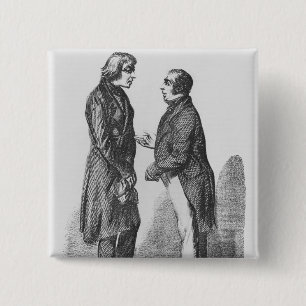 Bóton Quadrado 5.08cm Os irmãos de Cointet