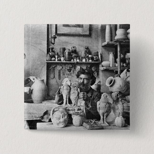 Bóton Quadrado 5.08cm Os irmãos de Martin (Frente)