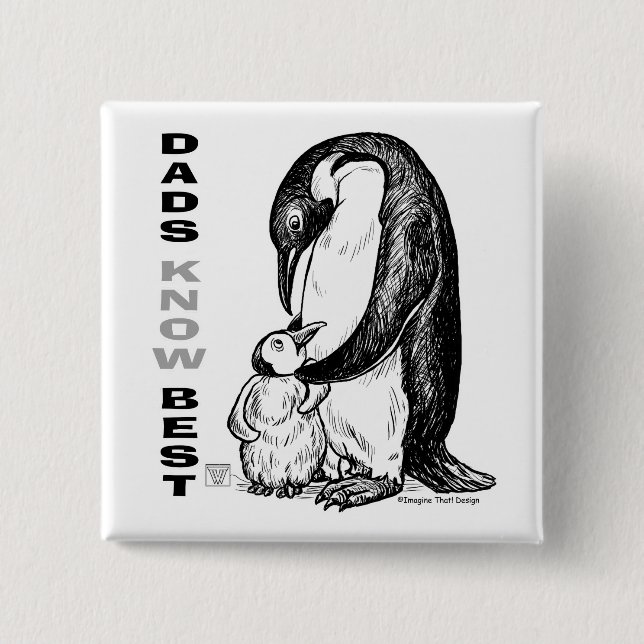 Bóton Quadrado 5.08cm Os pais conhecem melhor (Frente)