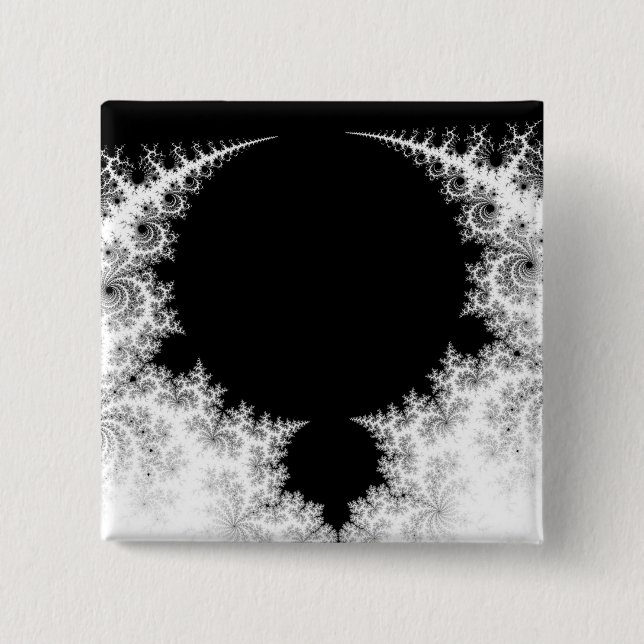 Bóton Quadrado 5.08cm Os pinheiros (Frente)