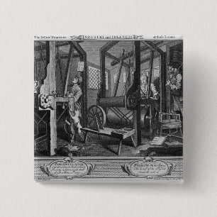 Bóton Quadrado 5.08cm 'Os Prentices companheiros em seus teares