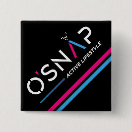 Bóton Quadrado 5.08cm O'Snap Angled Button