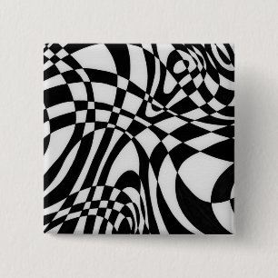 Bóton Quadrado 5.08cm Ótica nº 1 de Michael Moffa c1991