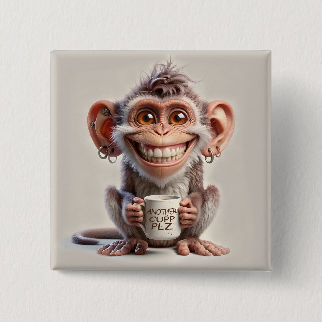 Bóton Quadrado 5.08cm Outra PLZ Cupp (Frente)