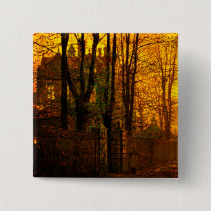 Bóton Quadrado 5.08cm Outubro depois John Atkinson Grimshaw