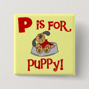 Bóton Quadrado 5.08cm P é para o camiseta e os presentes do filhote de c