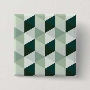 Bóton Quadrado 5.08cm Padrão Geométrico Abstrato - Nº 01