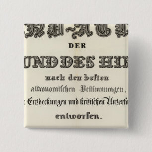Bóton Quadrado 5.08cm Página de Título de HandAtlas