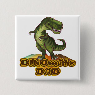 Bóton Quadrado 5.08cm Pai Dinomite