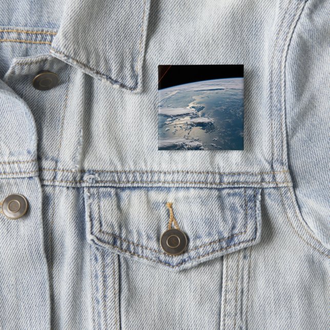 Bóton Quadrado 5.08cm Paisagens Em Sumatra, Indonésia. (In Situ)