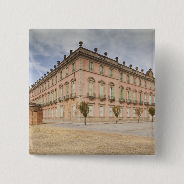 Bóton Quadrado 5.08cm Palácio Real de Riofrio (Frente)