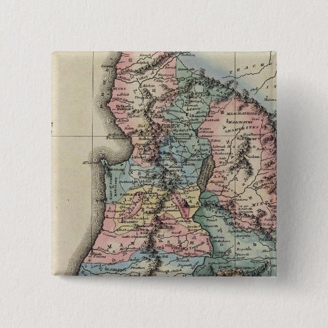 Bóton Quadrado 5.08cm Palestina 2 (Frente)