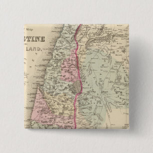 Bóton Quadrado 5.08cm Palestina, Jerusalém
