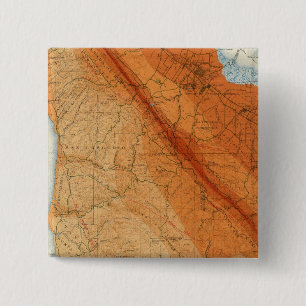 Bóton Quadrado 5.08cm Papais noeis Cruz quadrangulares mostrando intensi